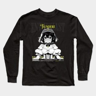 Tsundere Enthusiast - Aesthetic streetwear hard love girl Long Sleeve T-Shirt